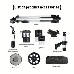 Universe 60080 Professional Astronomical Telescope for High Definition Viewing
