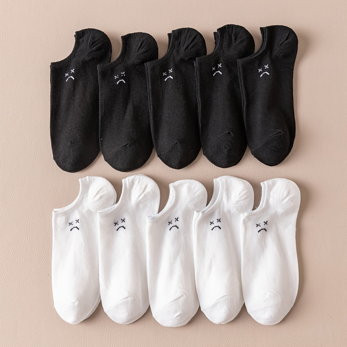 10 Pairs Cartoon Print Low Cut Ankle Socks Women's Stockings