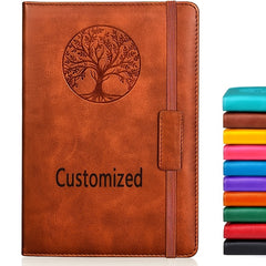 Personalized A5 Journal with Tree Cover & Pen