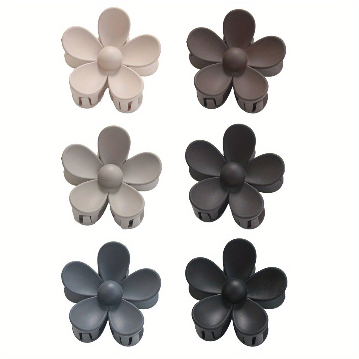 Floral Hair Claw Women's Solid Hair Accessories For Women