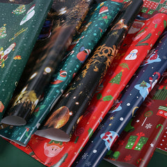 5pcs Christmas Gift Wrapping Paper for DIY Gift Packaging