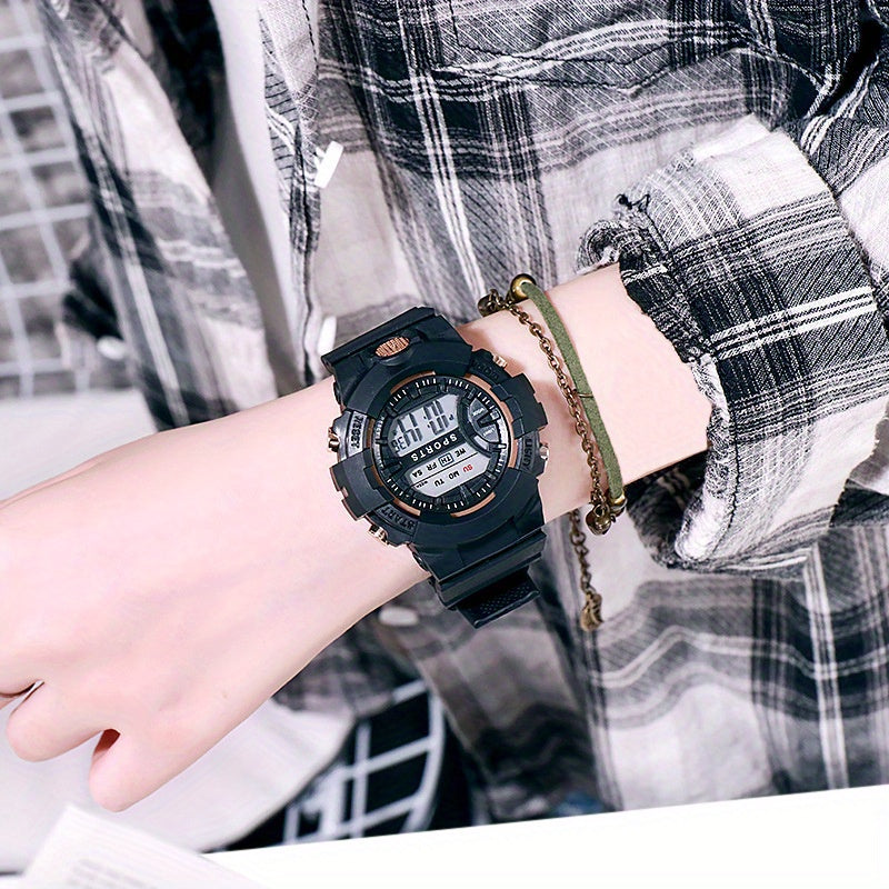 Kids LED Silicone Watch Teen Casual Gift