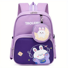 Kids Rabbit Bear Kindergarten Schoolbag Backpack Coin Purse