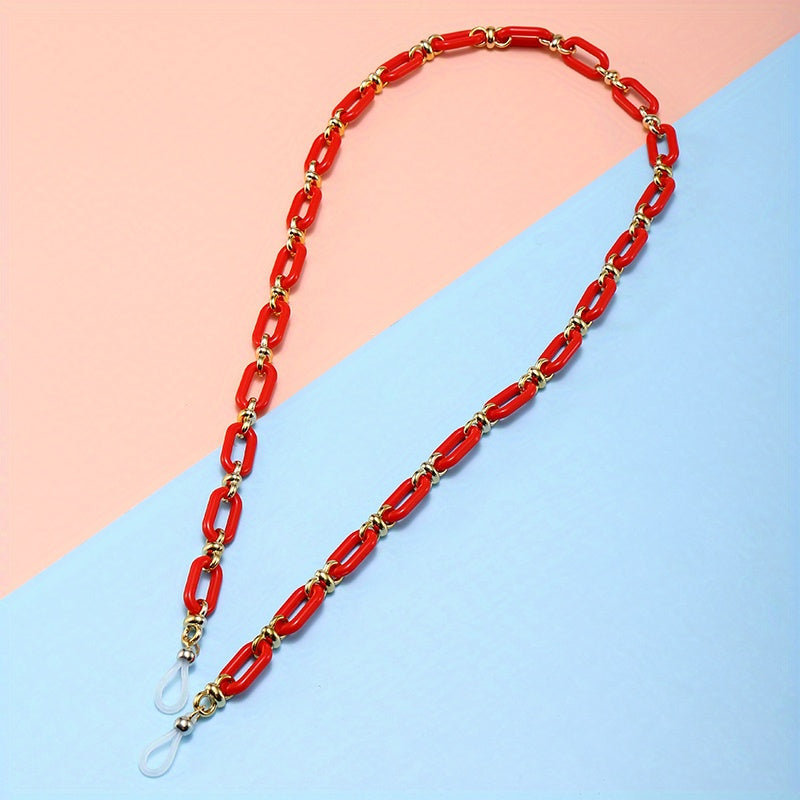 Anti Slip Acrylic Glasses Chain for Women Men