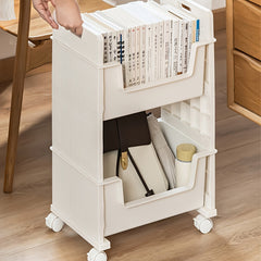 Movable Plastic Book Shelf Book Storage Rack Student Desk Shelf
