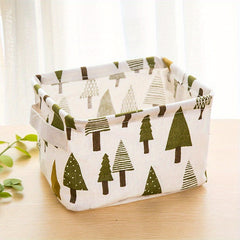 Foldable Storage Basket With Handles Collapsible Canvas Containers