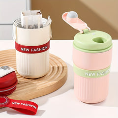 15-22oz Insulated Stainless Steel Coffee Cup Leakproof Vacuum Water Cup