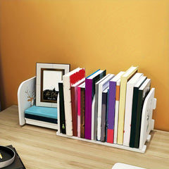 Plastic Retractable Bookshelf Adjustable Book Display Holder