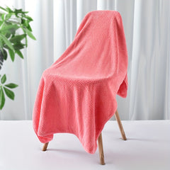 Soft Coral Fleece Bath Towel - Absorbent and Skin-Friendly - 70x140cm