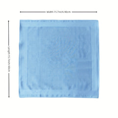 5pcs Solid Handkerchief Candy Decorative Lightweight Hankies