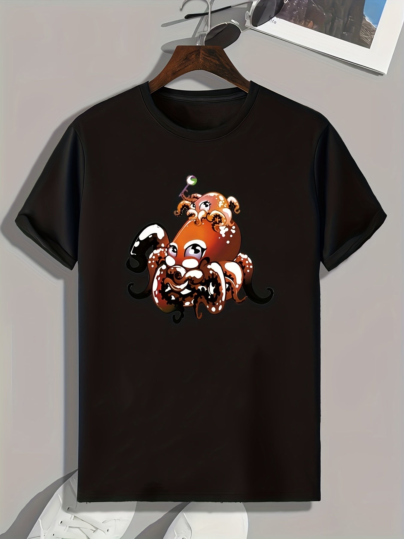 Octopus Pattern Men's Sport T-shirt - Outdoor Fitness Clothing