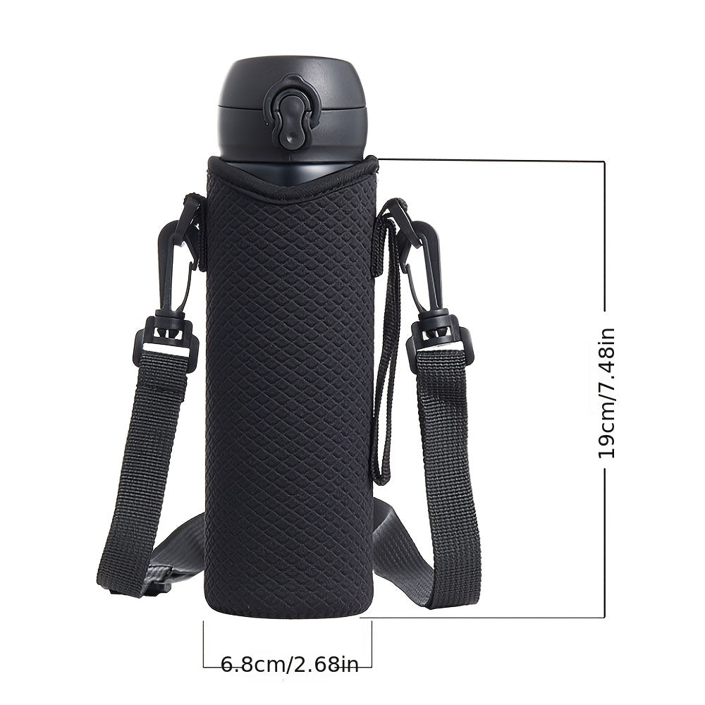 550ml Glass Water Bottle with Strap