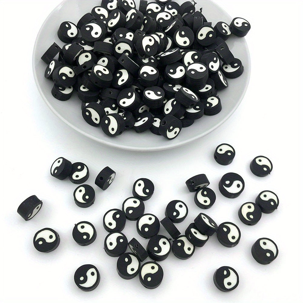 50pcs Mix Polymer Clay Beads for DIY Jewelry Making