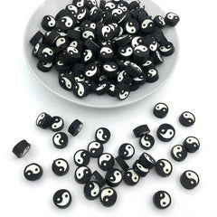 50pcs Mix Polymer Clay Beads for DIY Jewelry Making