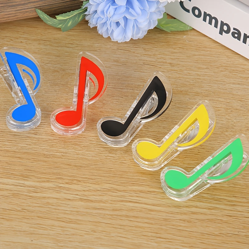 Musical Note Spring Holder Clip for Piano Guitar Violin