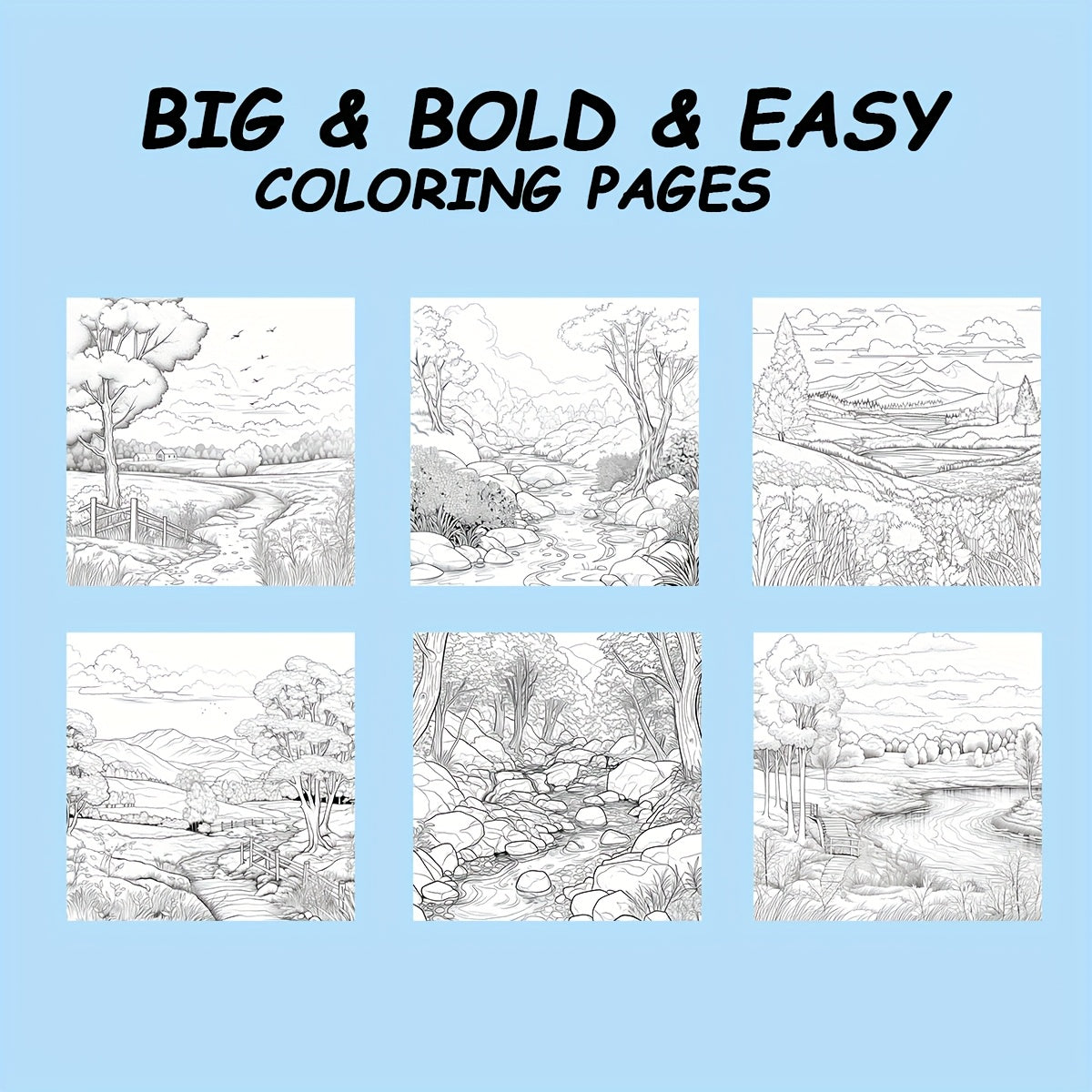 20x20cm Painting Guide with Unique Cover and Clear Lines Patterns