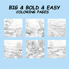 20x20cm Painting Guide with Unique Cover and Clear Lines Patterns