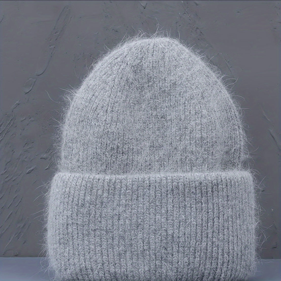 Warm Winter Hat Beanie Solid Adult Head Cover Cap