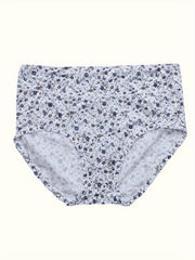 4 Pack Women's Plus Size Panties Set High Rise Soft Full Briefs