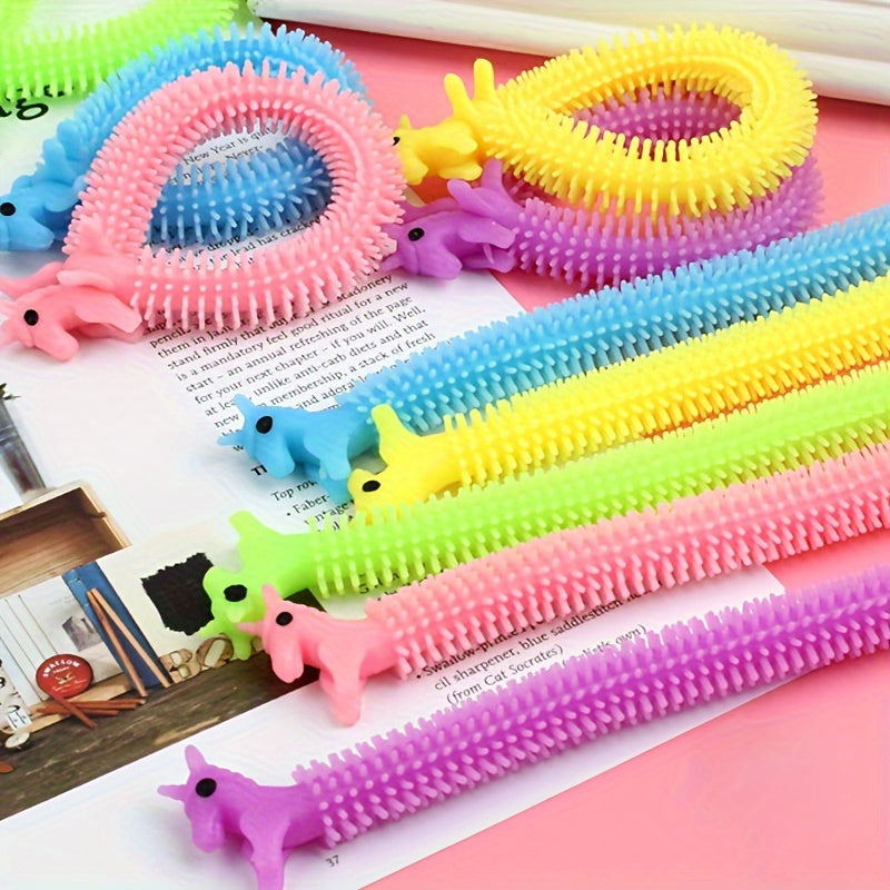 5pcs Mixed Colors Unicorn Stretchy Noodles Fidget Toys