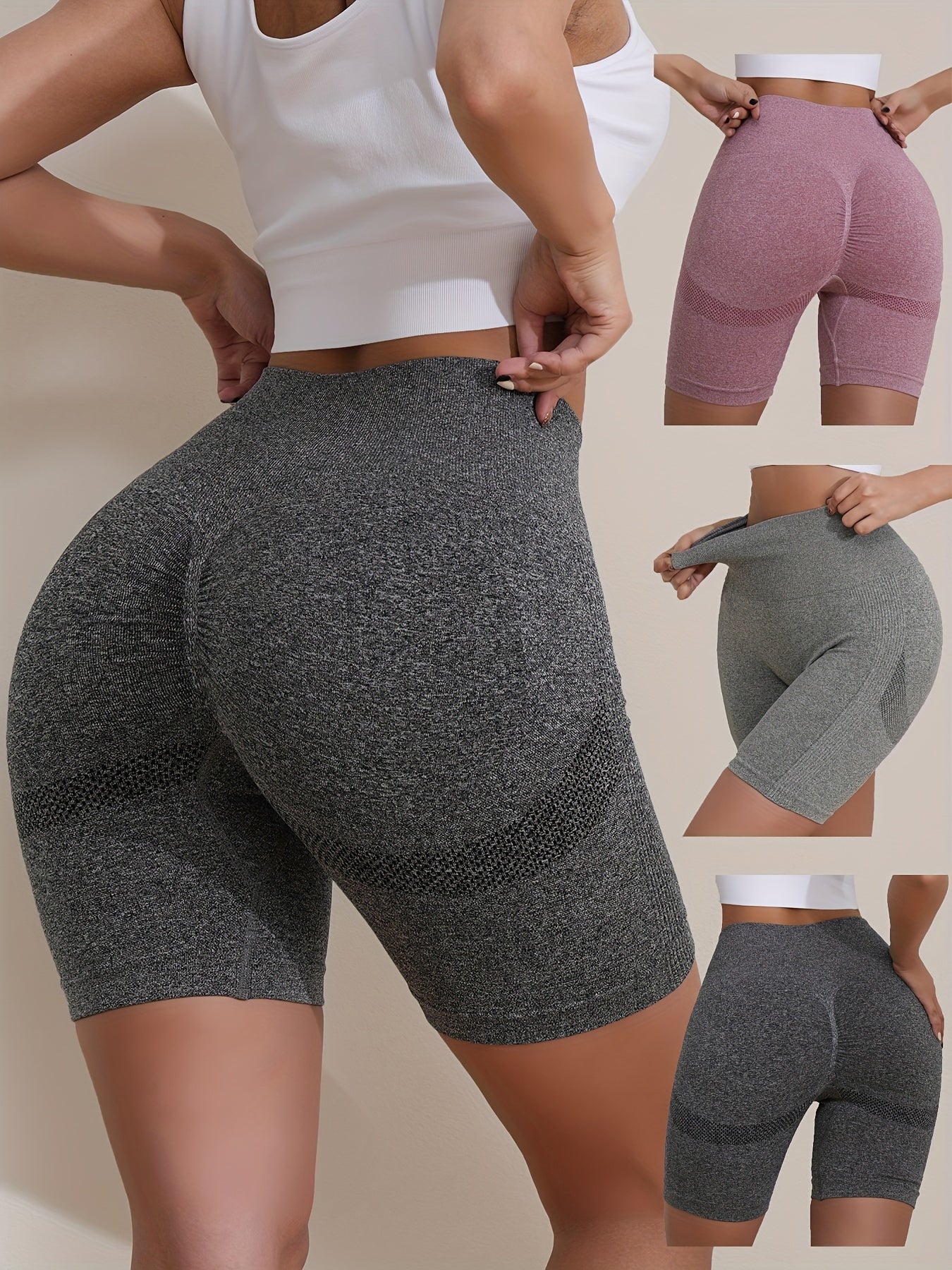 High Waist Shaping Shorts Tummy Control Butt Lifting Yoga Fitness Women's Underw