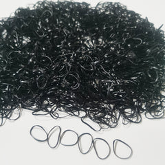 1000PCS Colorful Transparent Rubber Bundle Hair Tie Hair Ring