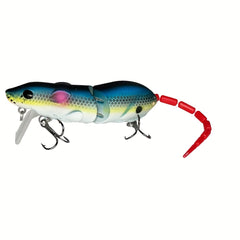 3pcs 3D Eye Rat Lures with Wagging Tail for Bass Fishing Slow Sinking Swimbaits