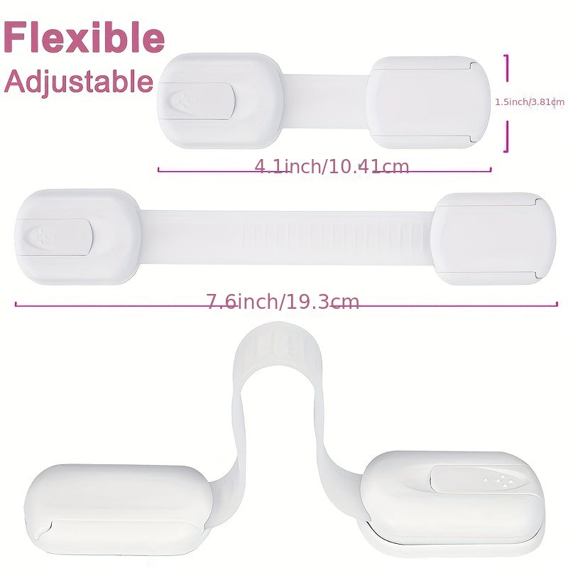 Baby Locks Adhesive Straps Child Safety Cabinet Proofing