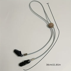 Adjustable Hat Clip with Elastic Cord for Outdoor Activities