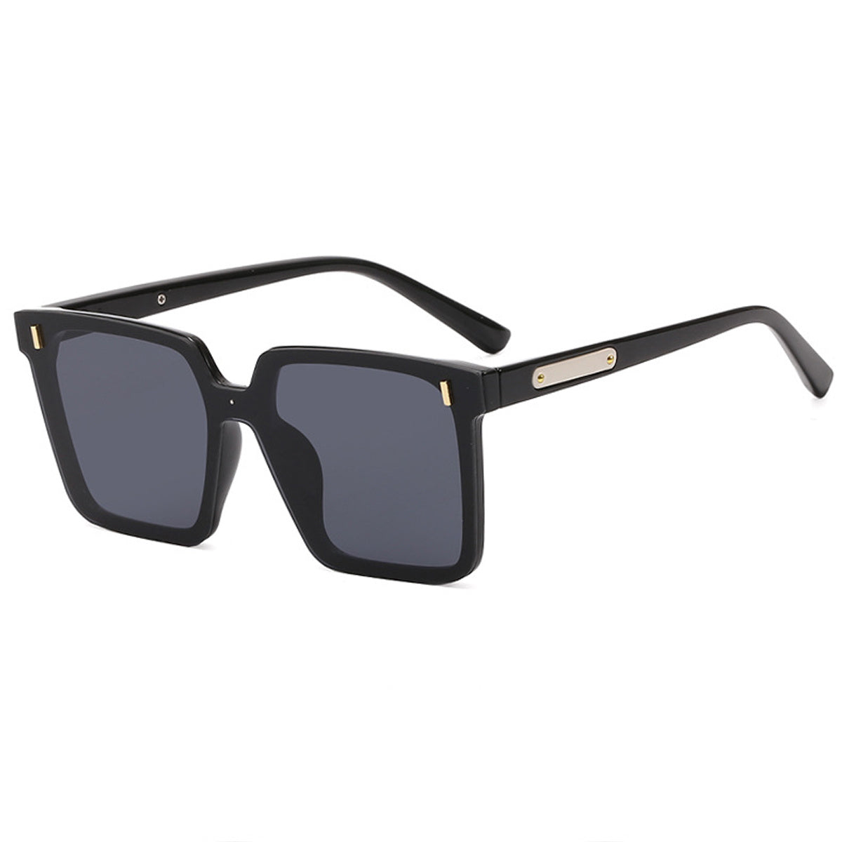 Square Spiked Sunglasses Anti UV One Piece Frame