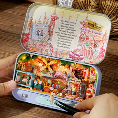 DIY Hut Box Theater 3D Puzzle Model Birthday Gift For Girls And Children
