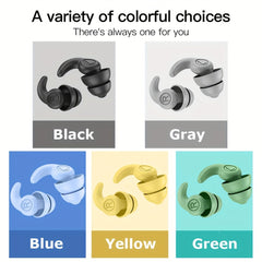 Waterproof Silicone Swimming Ear Plugs Comfortable for Diving Surfing, Sleeping