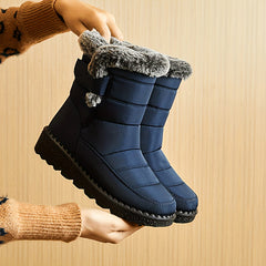 Women's Winter Fleece Snow Boots Fur Lined Warm Ankle Boots