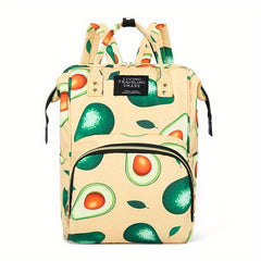 Large Capacity Tote Diaper Bag Mommy Backpack With Insulation Pockets
