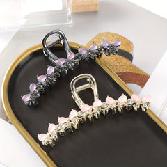 Resin Bowknot Shark Claw Hair Clip Head Jewelry