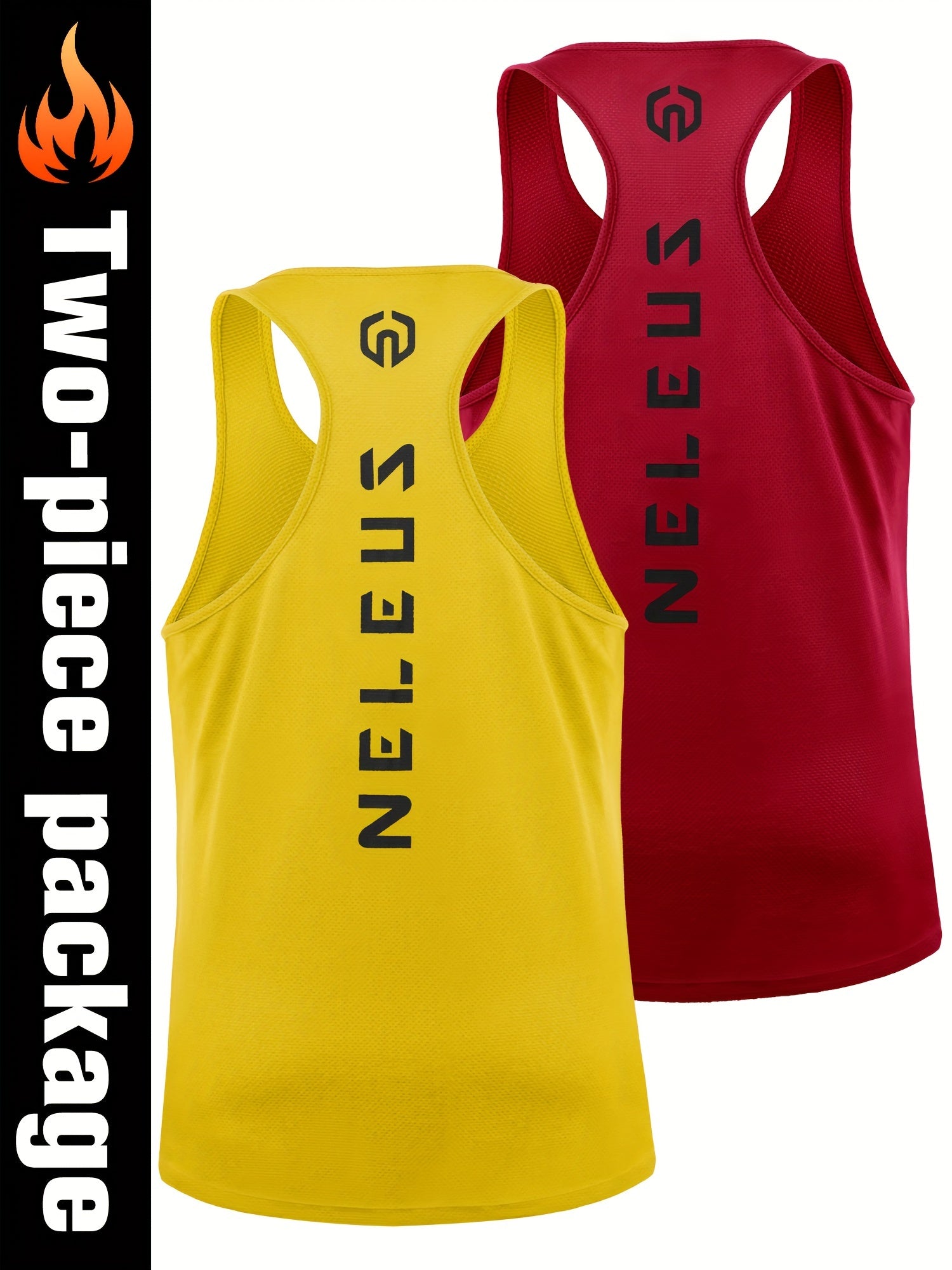 Men's Racerback Muscle Sports Tank Top Quick Drying Breathable Running T-shirt