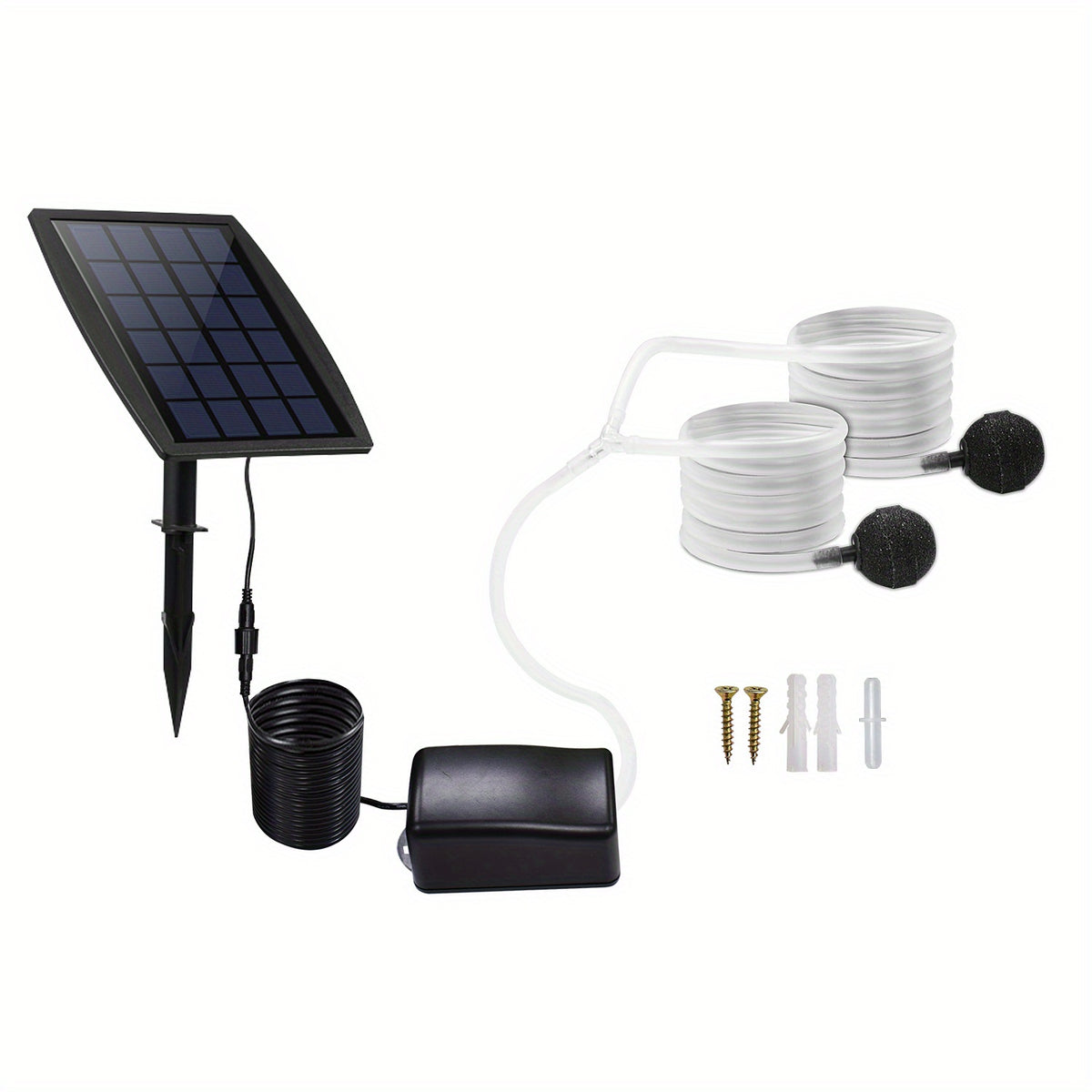 5W Solar Air Pump Kit for Garden Fish Tank Pool Fishing