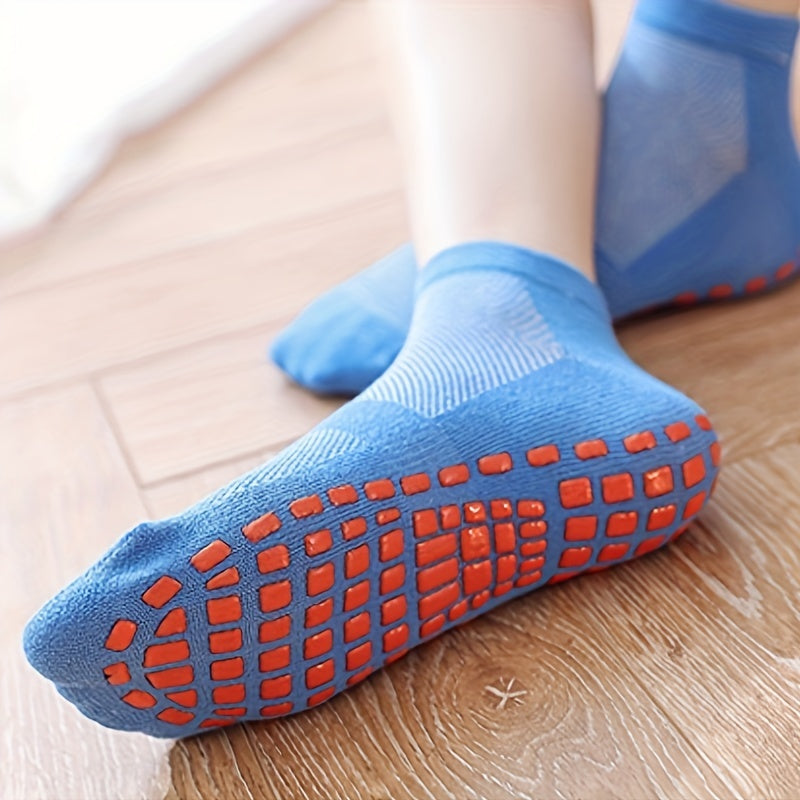 Breathable Non Slip Yoga Socks with Grips for Pilates Barre