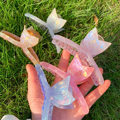 Mermaid Tail Hair Clip Fairy Back Head Hair Clip Women's Hair Accessory