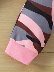 Baby Girls Camo Print Long Pants 2pcs Trousers