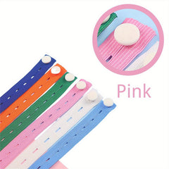 10pcs Self-adhesive Elastic Straps for Clothes Sorting and Storage