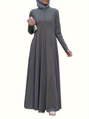  Casual Jalabiya Dress Women's Plus Maxi Dress