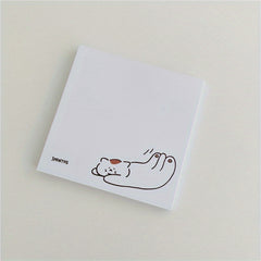 50 Sheets Cat Memo Paper Non-sticky Memo Book & Memo Pad for Notes