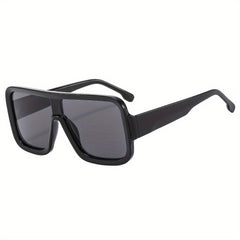 Men's Large Frame Square Sunglasses with Hard Box