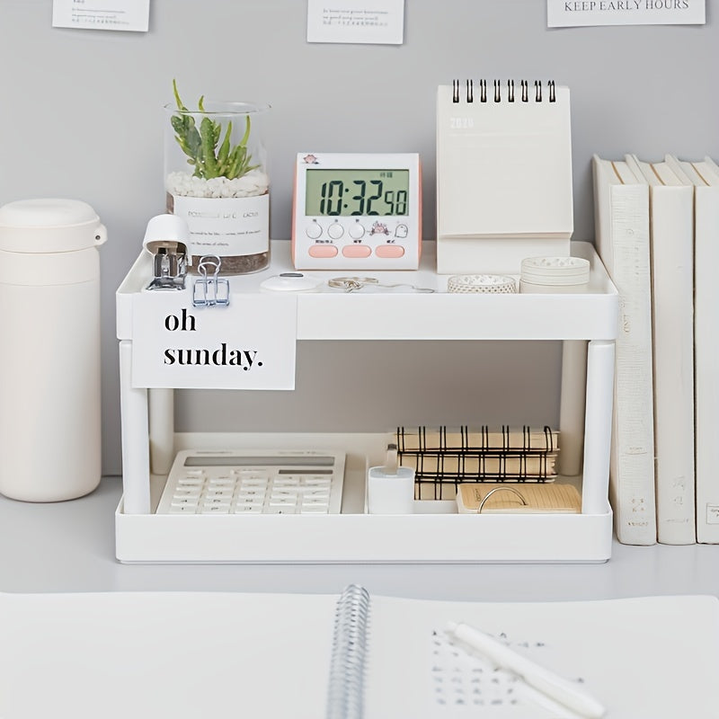 Desktop Organizer Office Storage Rack Assembly