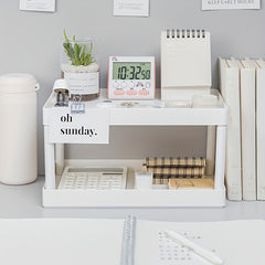 Desktop Organizer Office Storage Rack Assembly