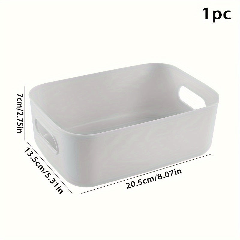 Portable Bathroom Desktop Organizer Plastic Storage Basket