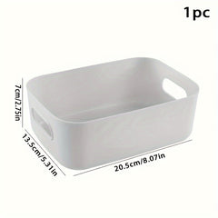 Portable Bathroom Desktop Organizer Plastic Storage Basket