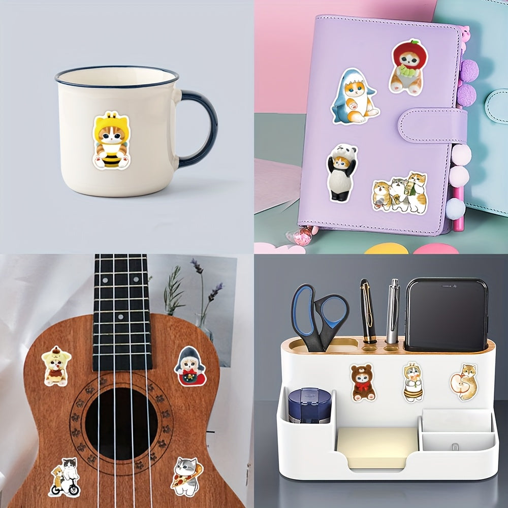55pcs Mofusand Sticker for Stationery Cup Laptop Suitcases Refrigerator