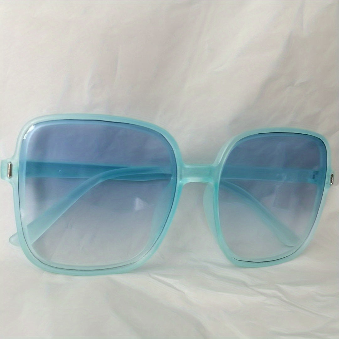 Oversized Square Sunglasses Gradient Glasses UV400